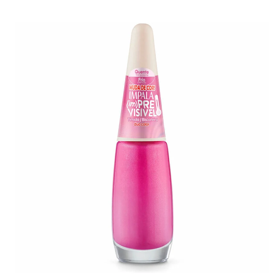 Impala Esmalte Imprevisivel Duo Color 7,5ml Timida/biscoitera Cx