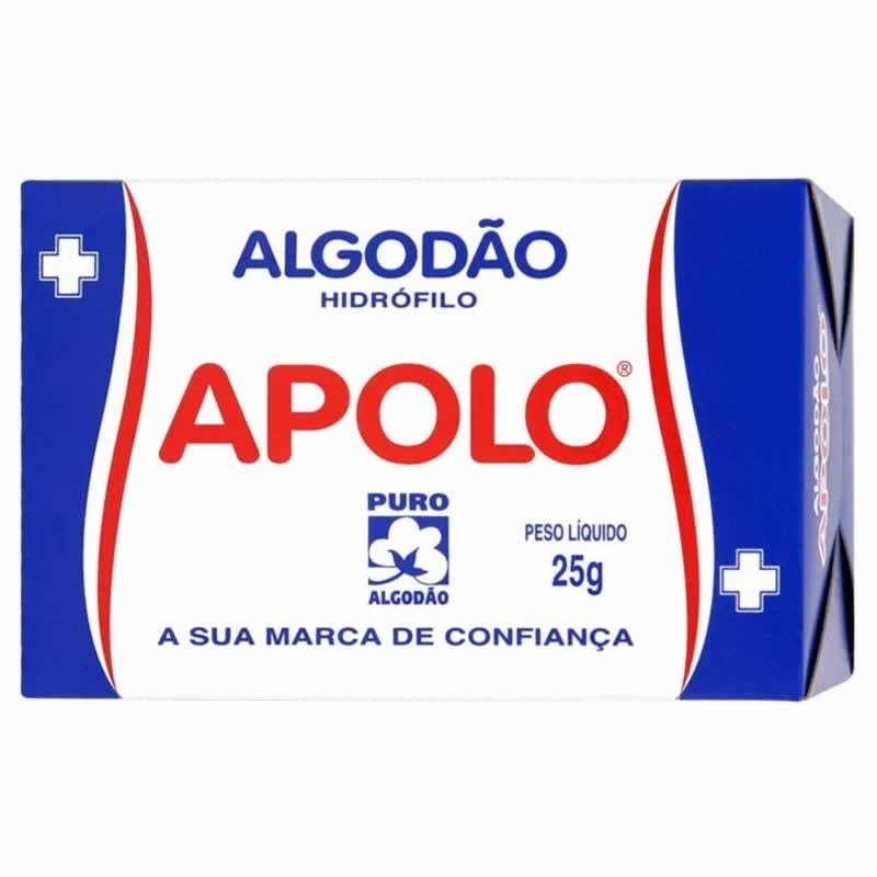 Algodão Hidrófilo Apolo Caixa 25g