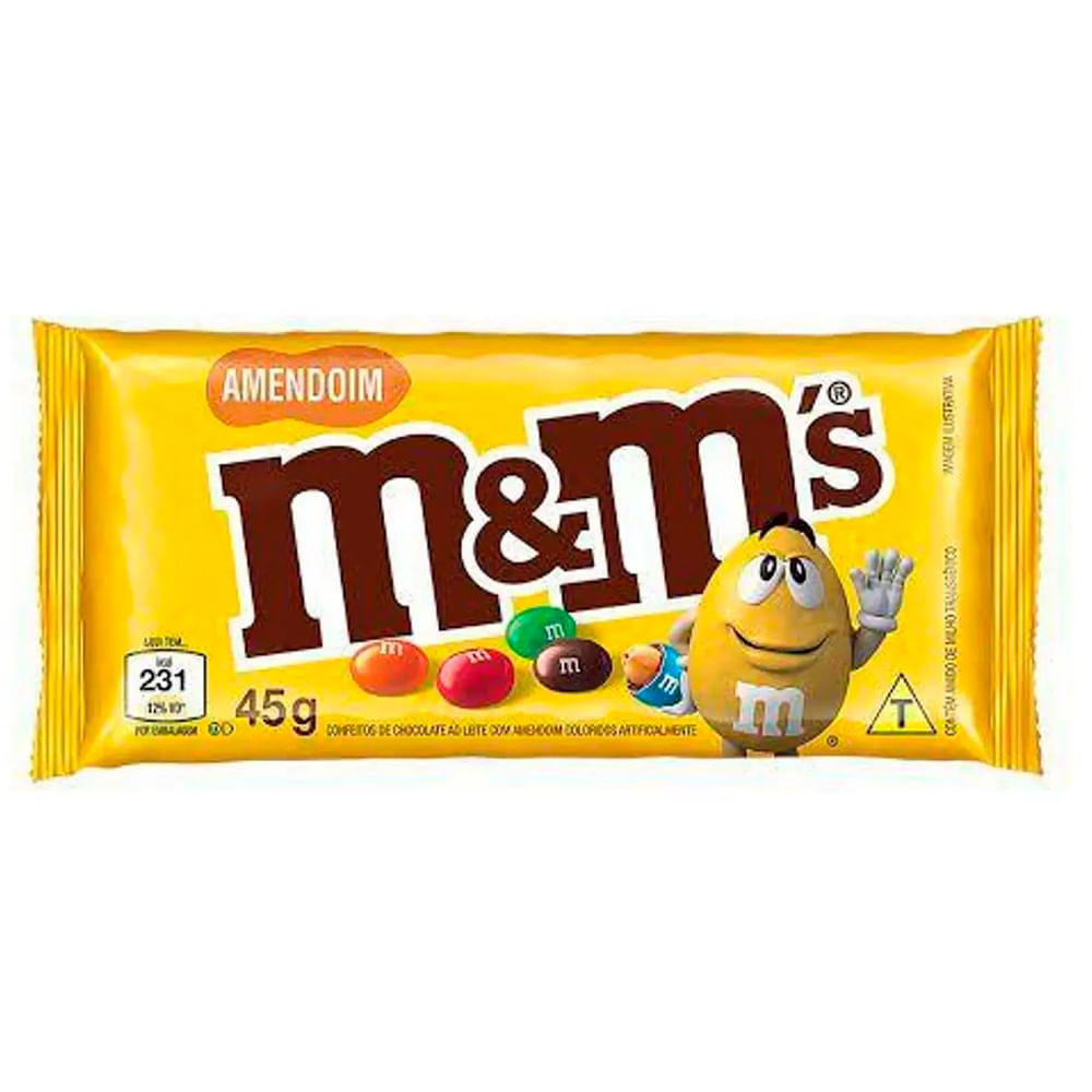 Chocolate M&M's Amendoim 45g