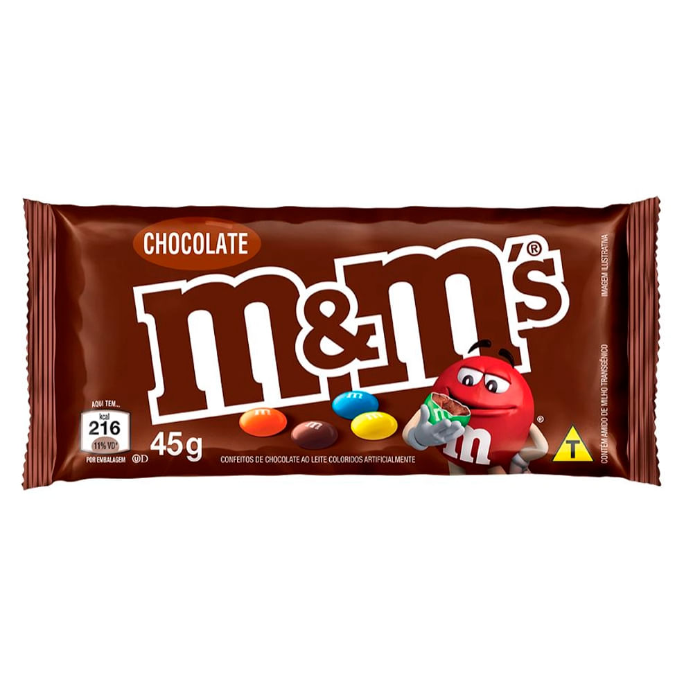 Chocolate M&M's Ao Leite 45g