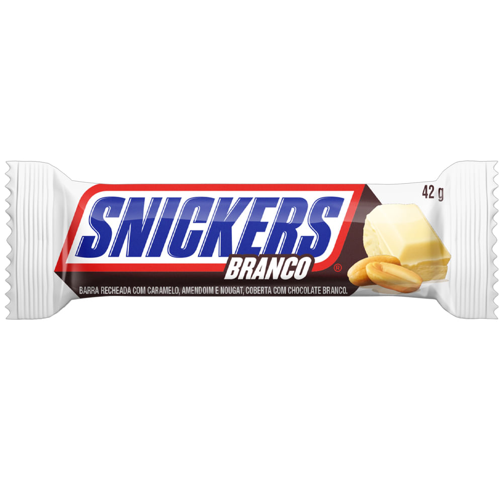 Chocolate Snickers Branco 42g
