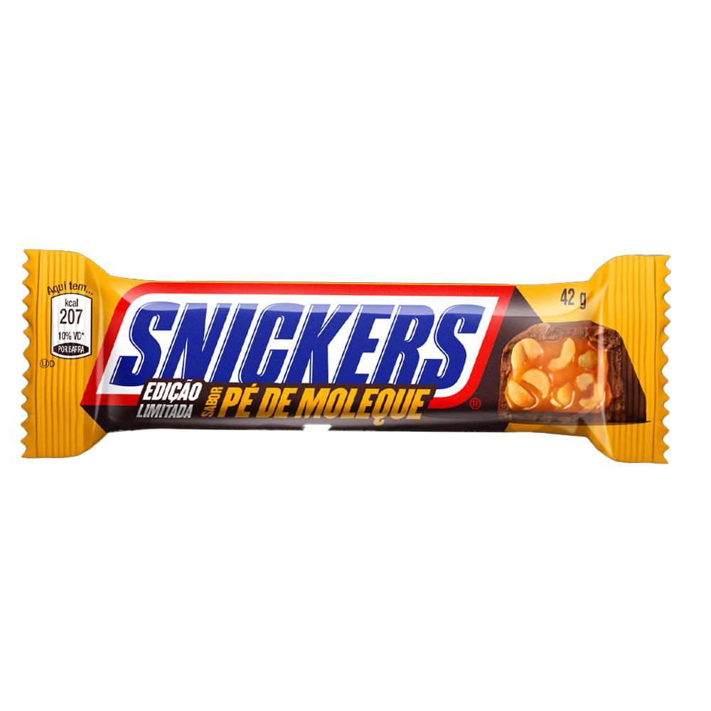 Chocolate Snickers Pé de Moleque 42g