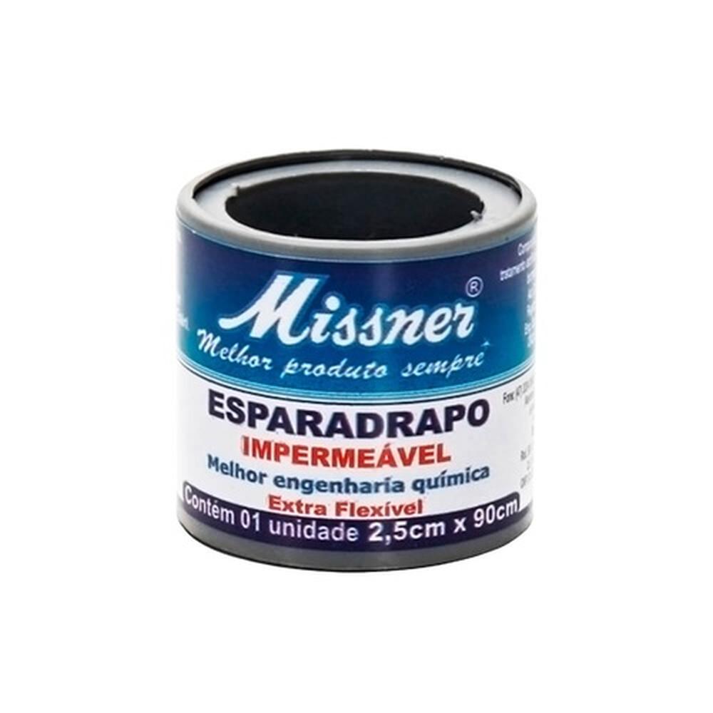 Esparadrapo Impermeável Missner Bege 2,5cm X 90cm com 1 Rolo