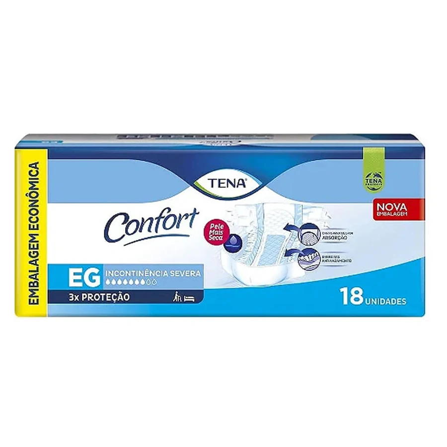 Fralda Biofral Mega EG com 18 unidades