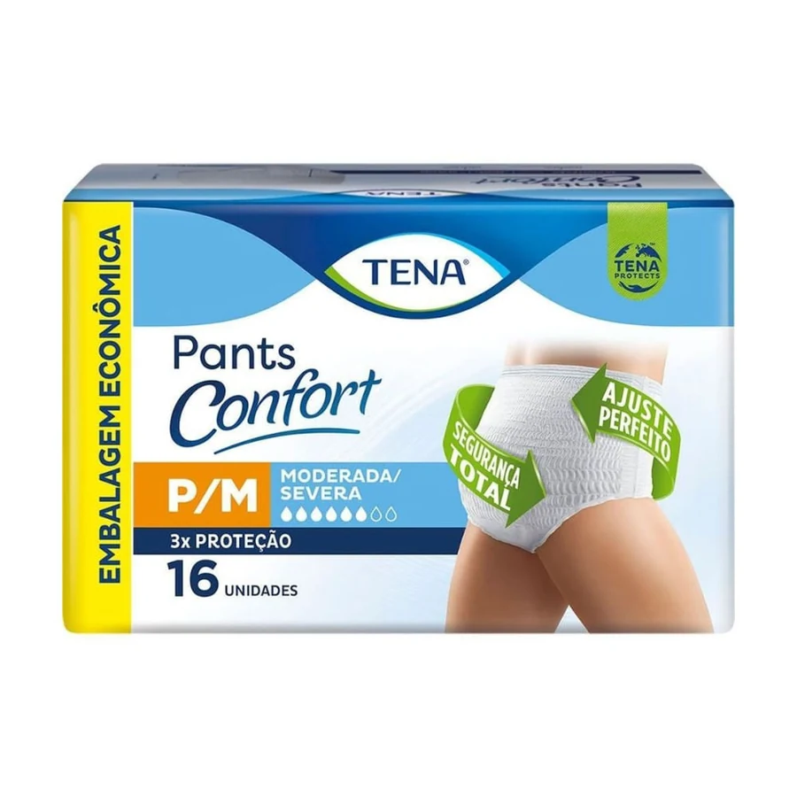 Fralda Geriátrica Tena Pants Confortp/m4x16