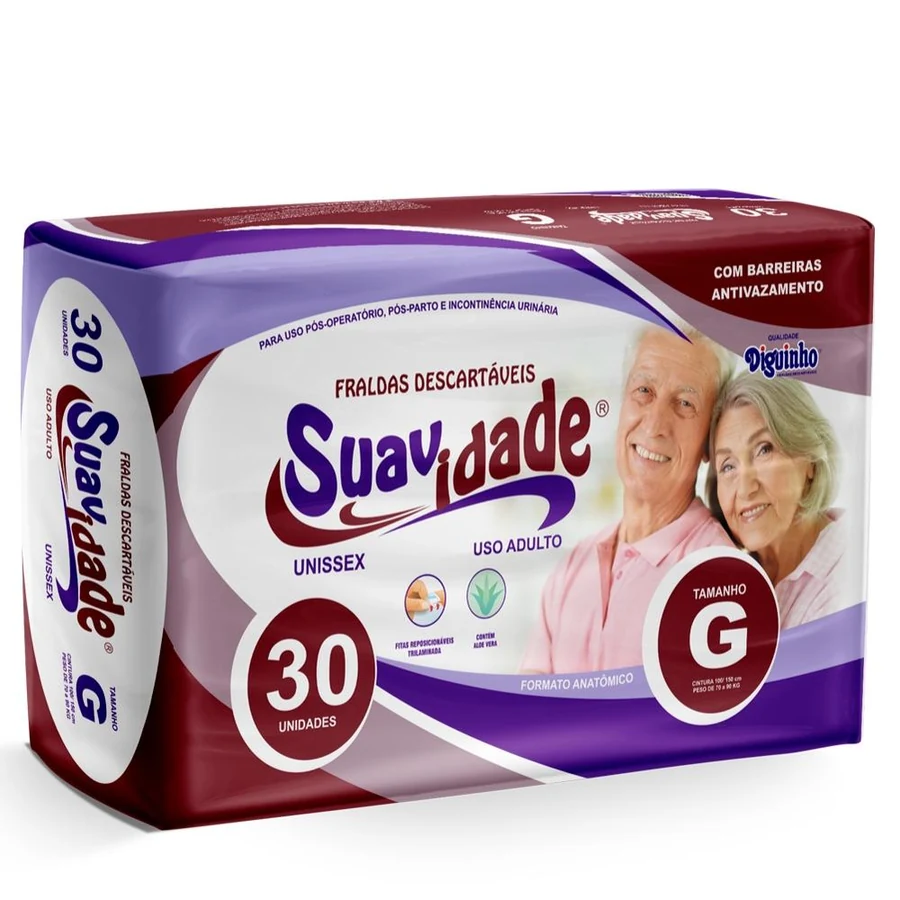 Suavidade Geriátrica G com 30 unidades