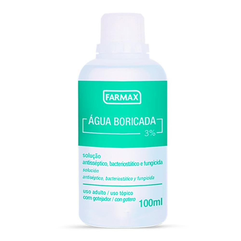 Água Boricada 3% Farmax 100ml