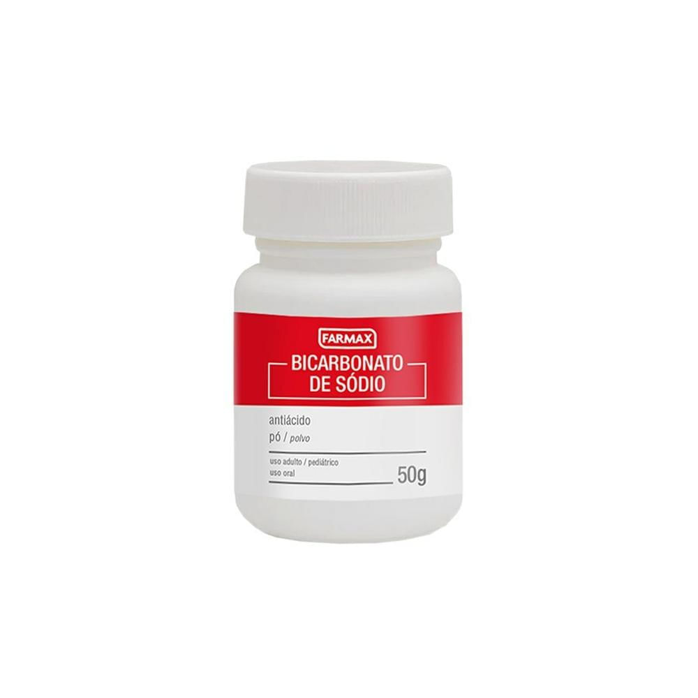 Bicarbonato de Sódio Pó de Uso Oral Farmax 50g