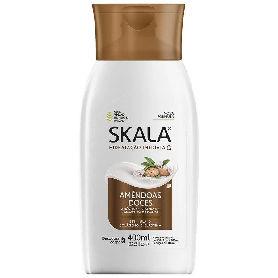 Hidratante Corporal Amêndoas Doces Skala 400ml