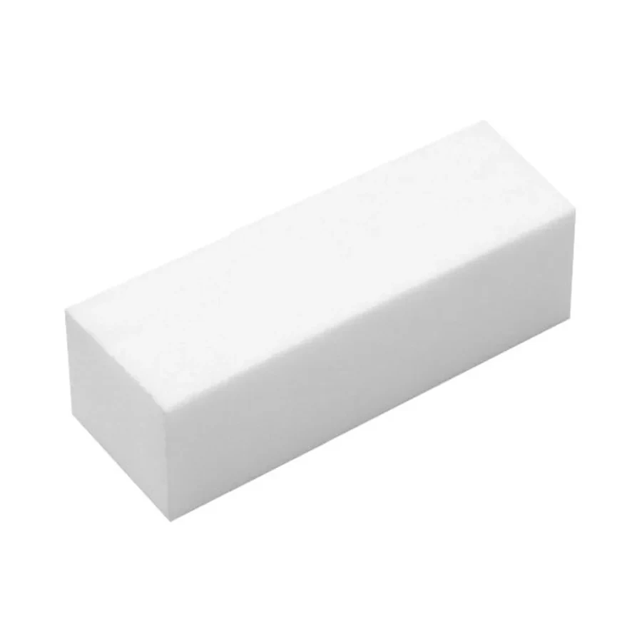 Lixa para Unha de Acabamento em Cubo Branca Santa Clara com 1 Unidade