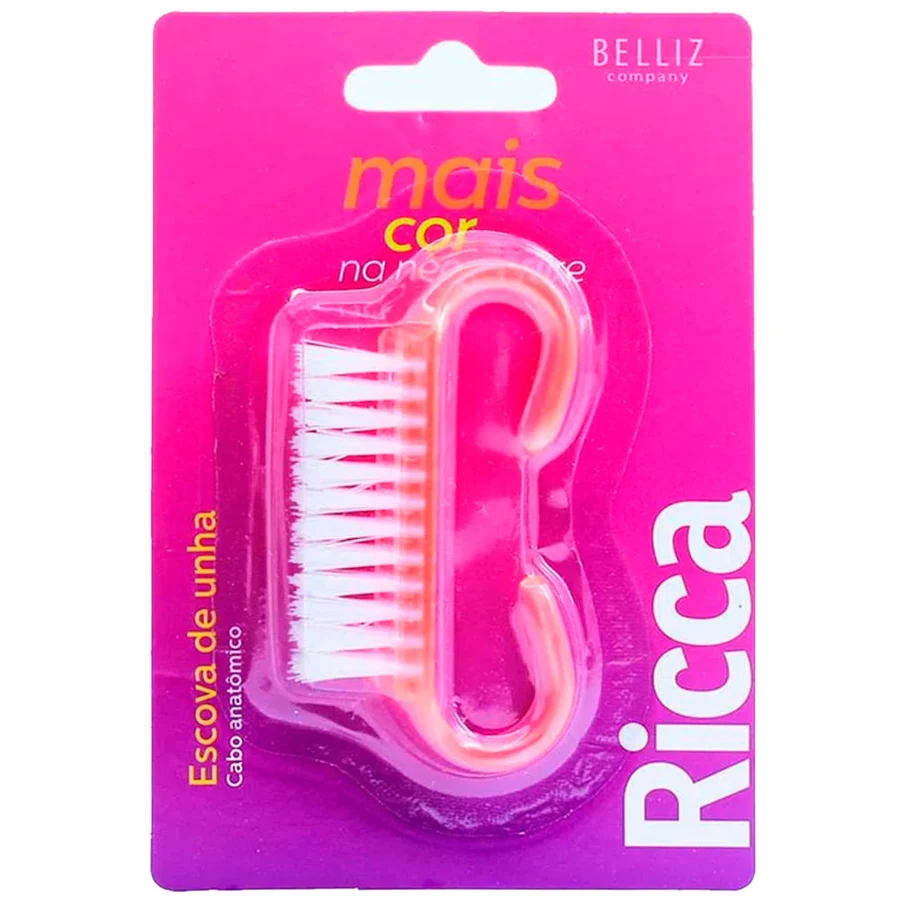 Escova Para Unha Rica Rosa