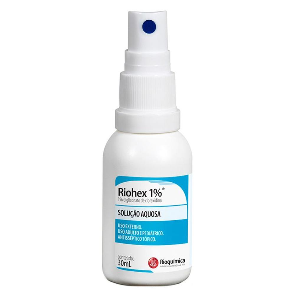 Riohex 1% 10mg/ml Solução de Dermatológico Frasco 30ml