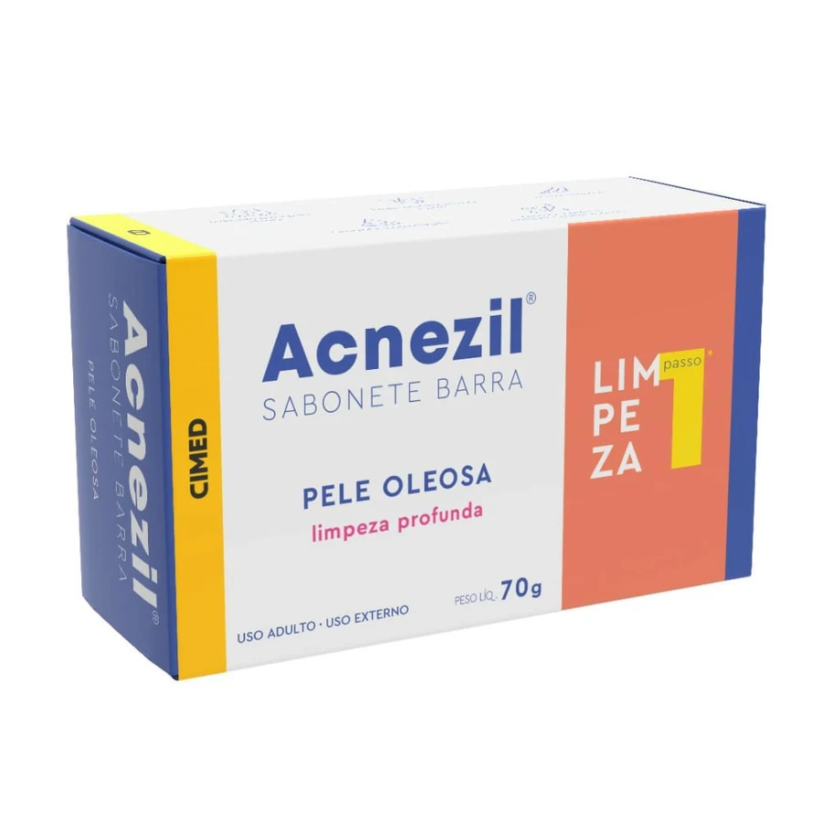 Sabonete Em Barra Acnezil Pele Oleosa 70g
