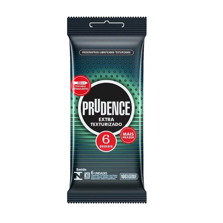 Preservativo Prudence Extra Texturizado 6 Unidades