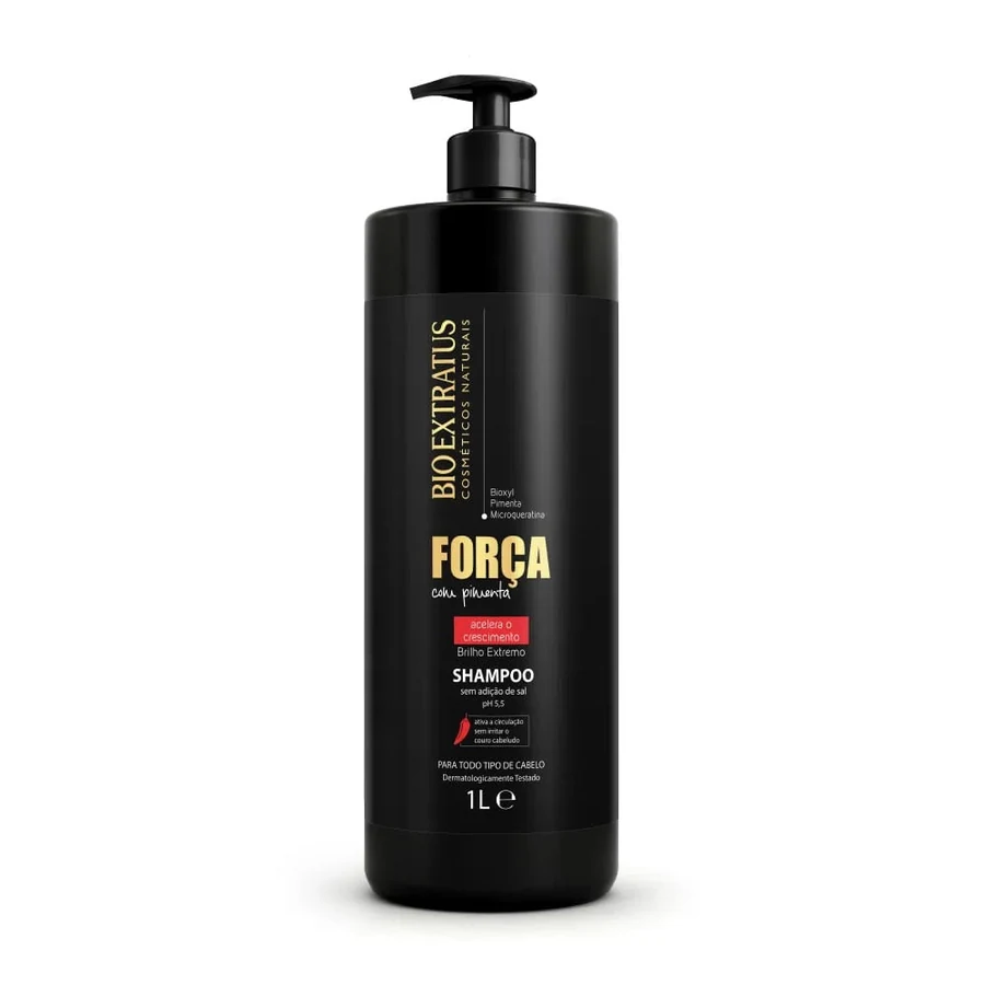 Shampoo Bio Extratus Força Com Pimenta 1l