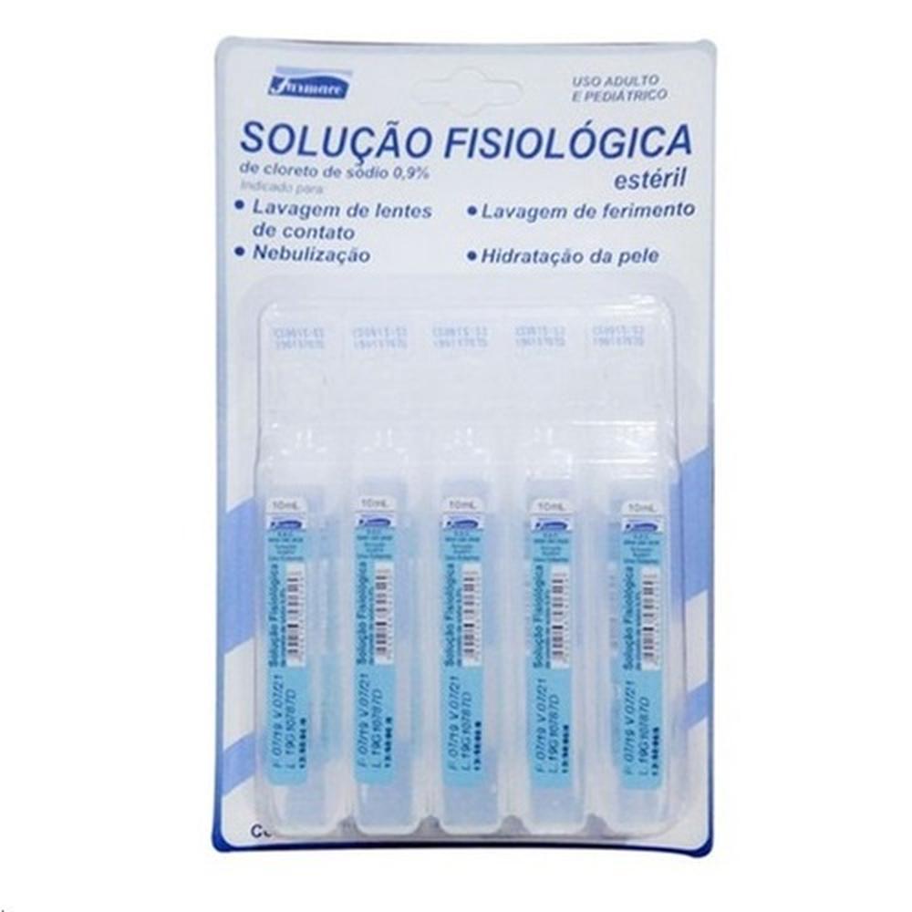 Cloreto de Sódio Farmace 0,9% Solução de Uso Injetável de Uso Intravenoso com 5 Frascos com 10ml