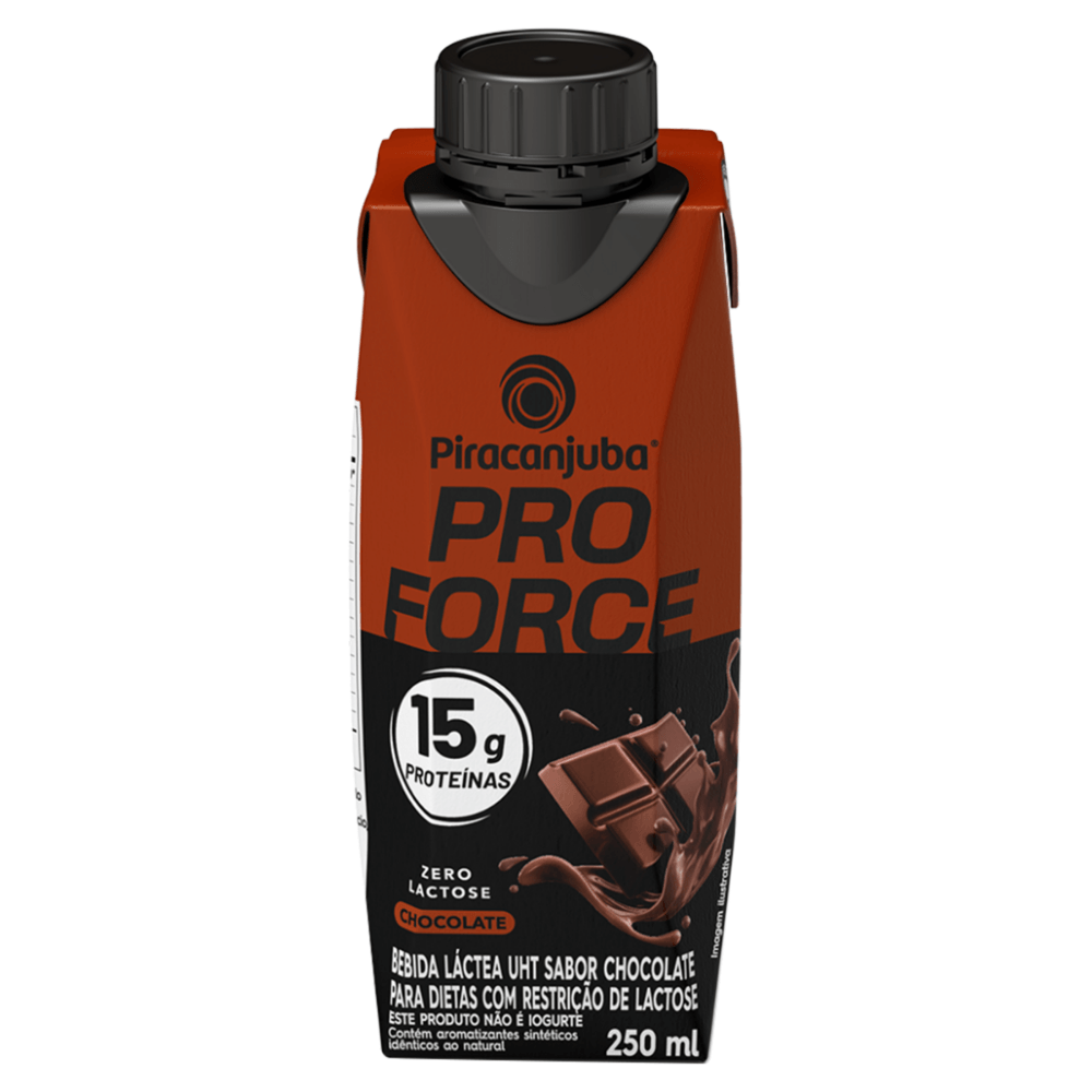 Bebida Láctea Piracanjuba Whey 15g Zero Lactose Chocolate - 250ml