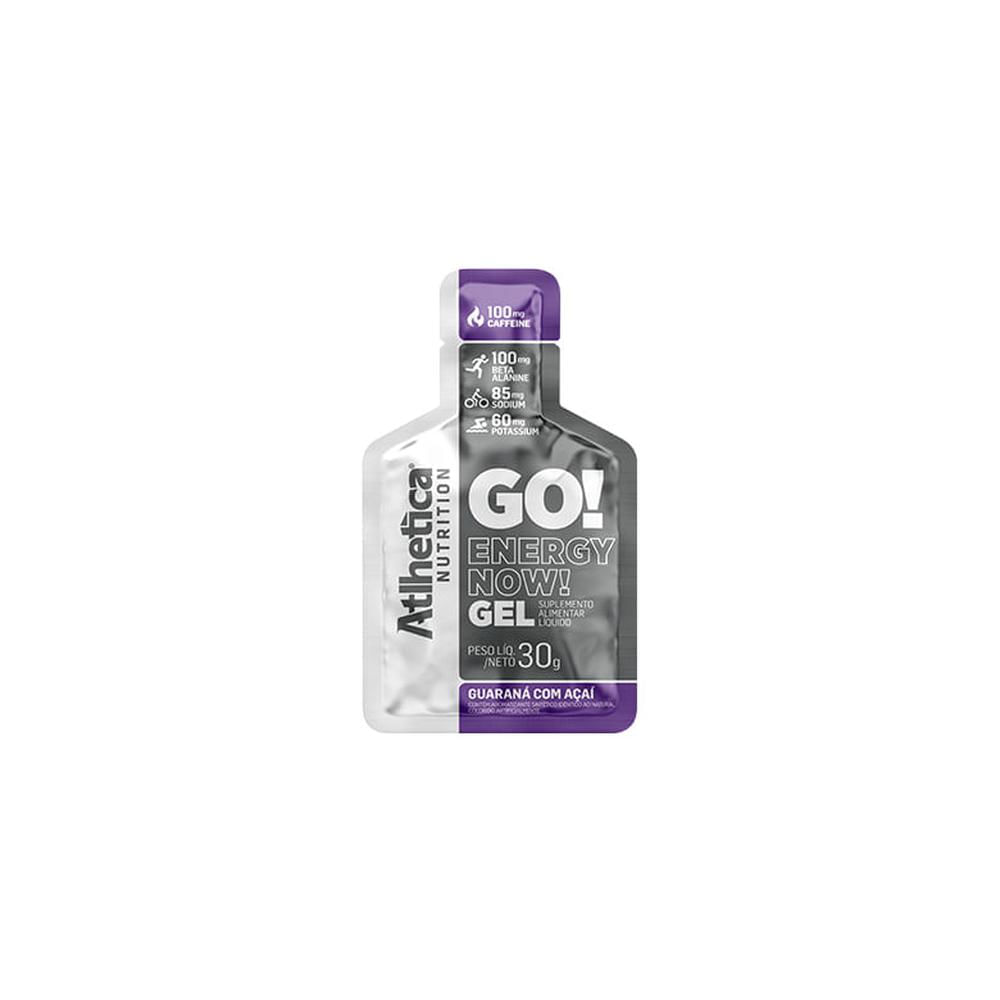 Suplemento Alimentar Atlhetica Go! Energy Now Gel Guarana com Açaí 30g