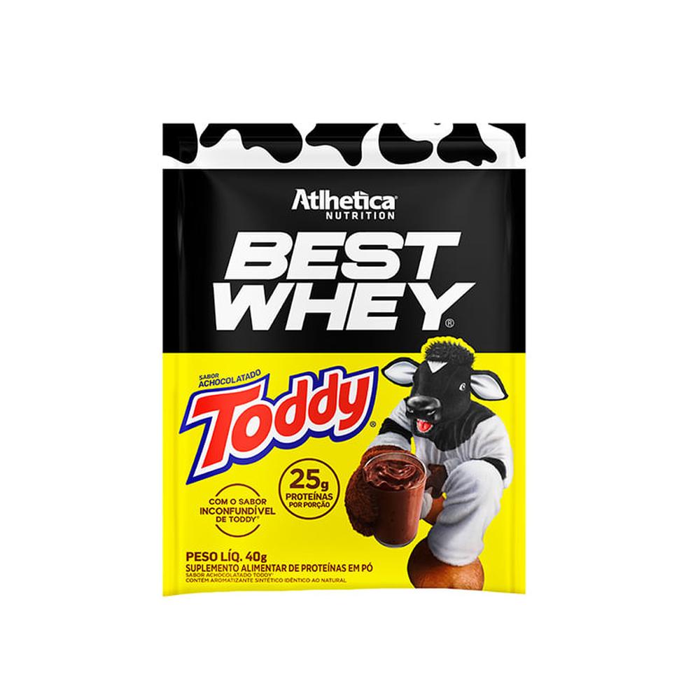 Barra de Proteína Atlhetica Nutrition Best Whey Toddy 25g de Proteína 40g