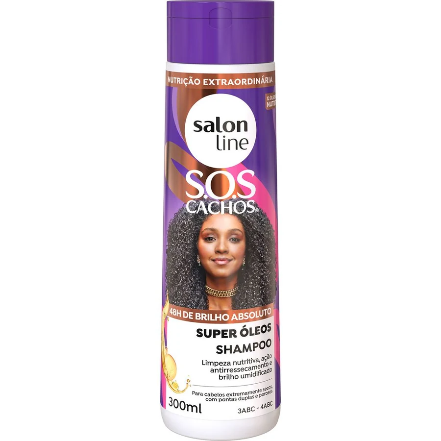 Shampoo Salon Line S.O.S Cachos Nutritivo Nutre e Hidrata 300ml
