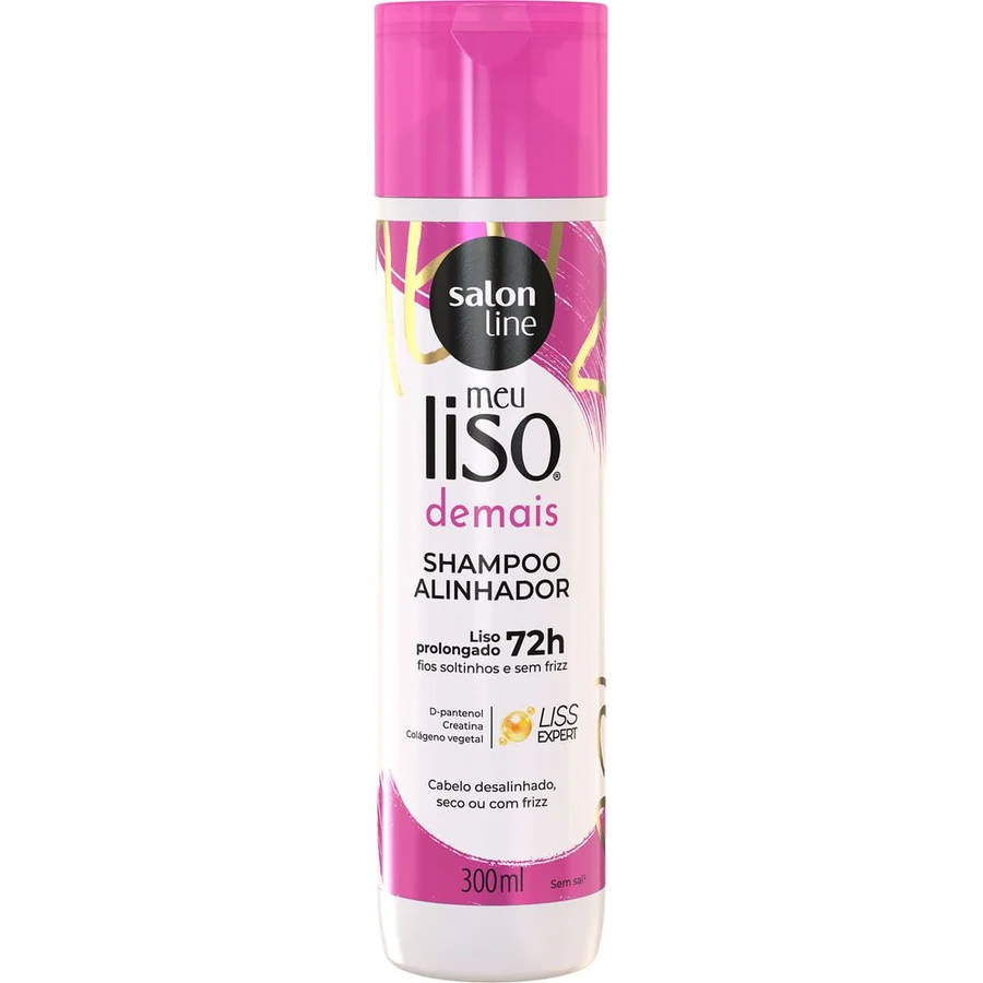 Shampoo Salon Line Meu Liso Demais 300ml