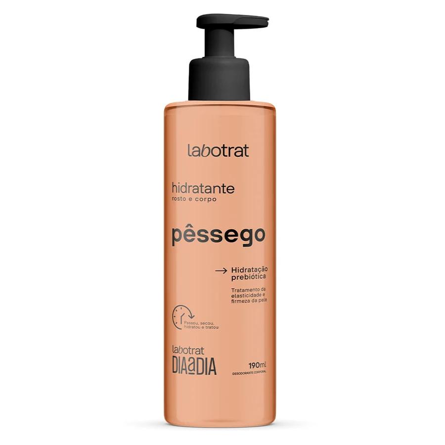Hidratante Rosto/corpo Labotrat Dia A Dia 190ml Pêssego