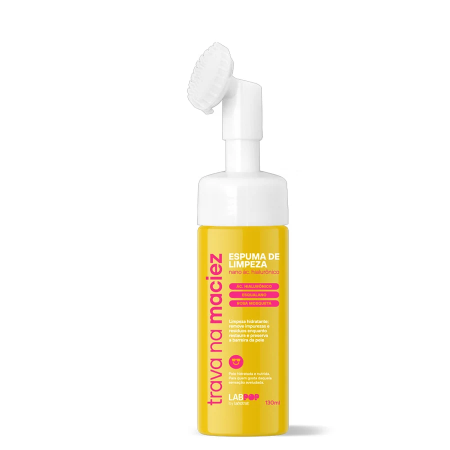 Espuma de Limpeza Facial Labotrat Labpop 130ml Trava Na Maci