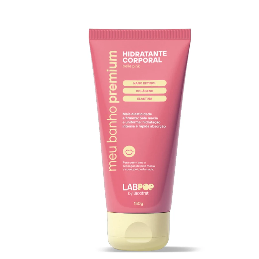 Hidratante Corporal Labpop Labotrat 150g Belle Pink Meu Banho Prem