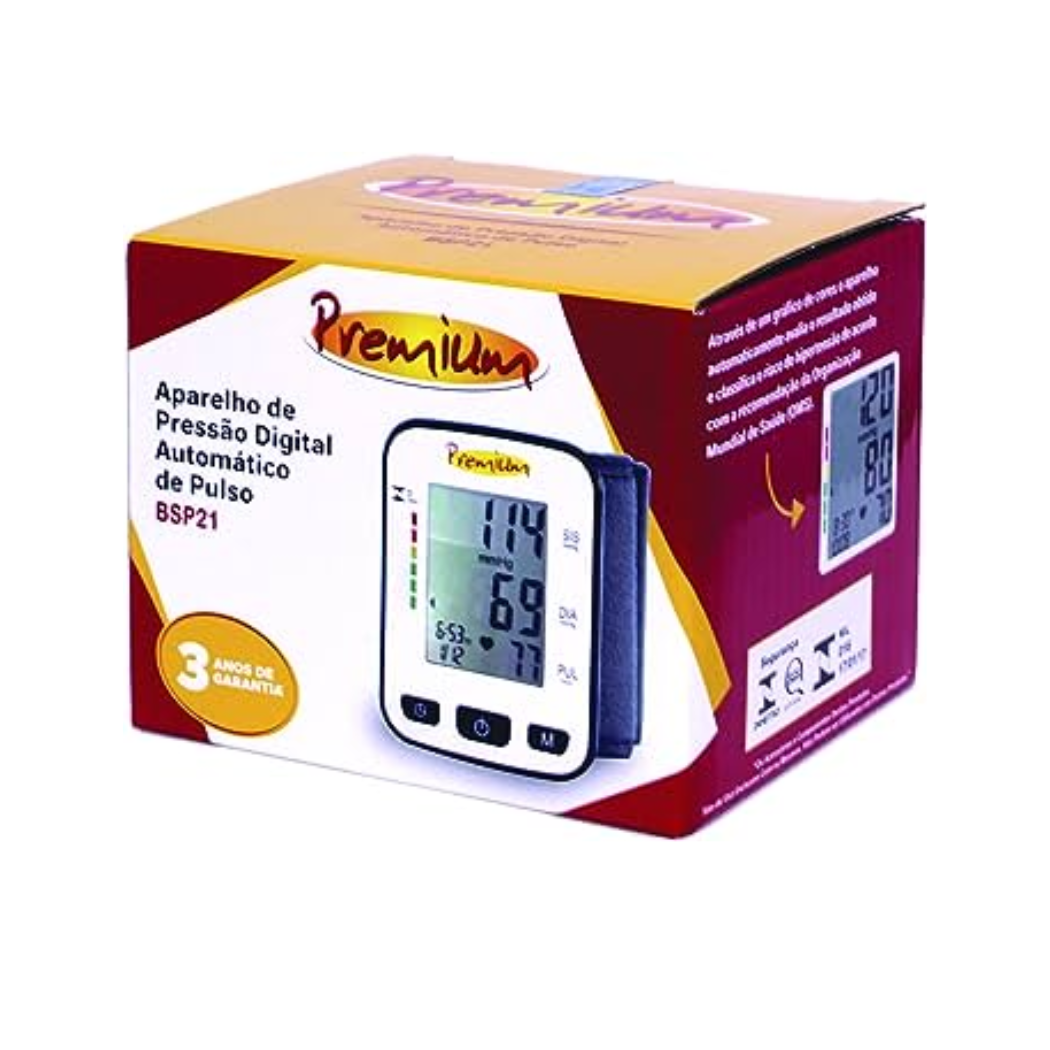 Aparelho De Pressao Digital Autom Premium