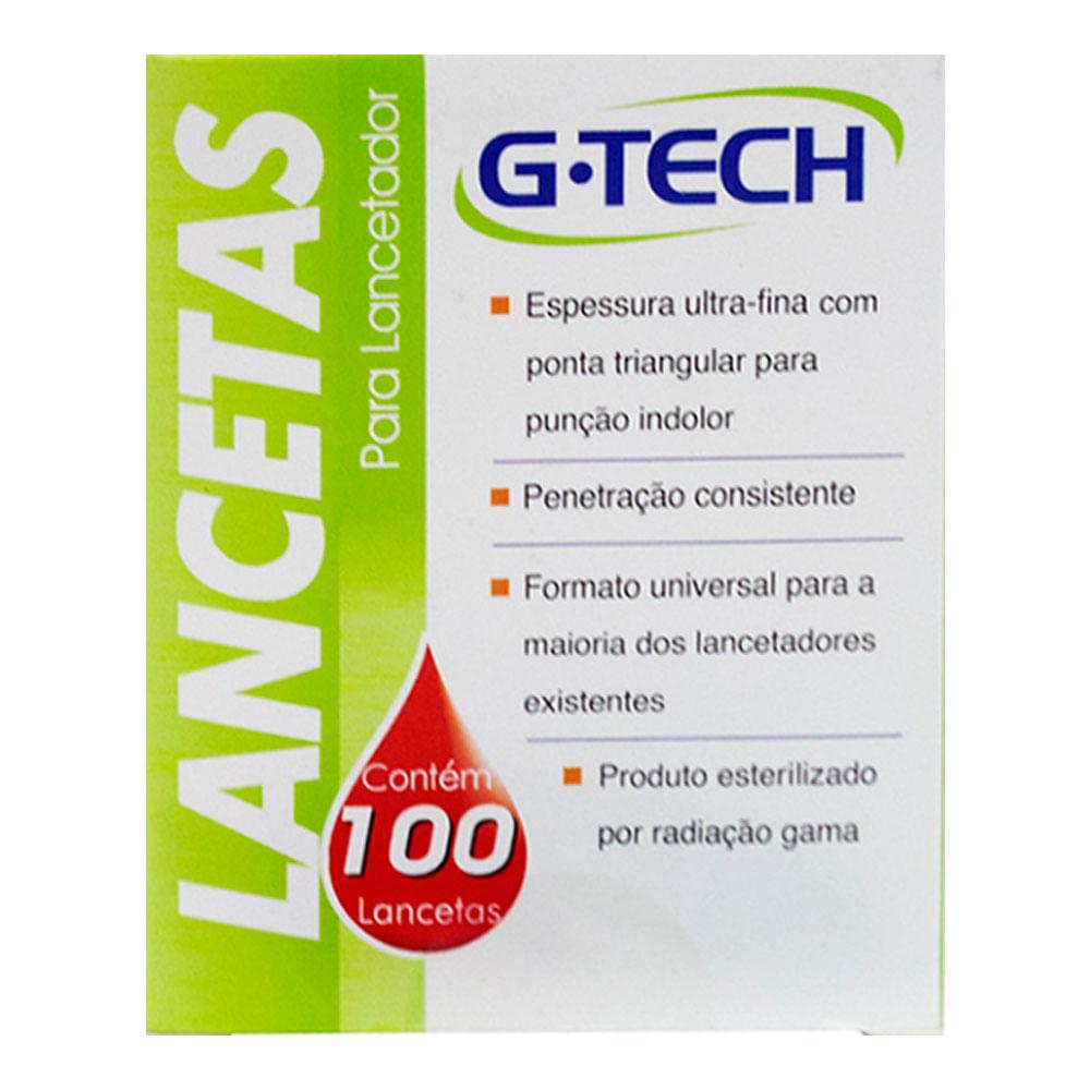 Lancetas G-Tech 100 Unidades