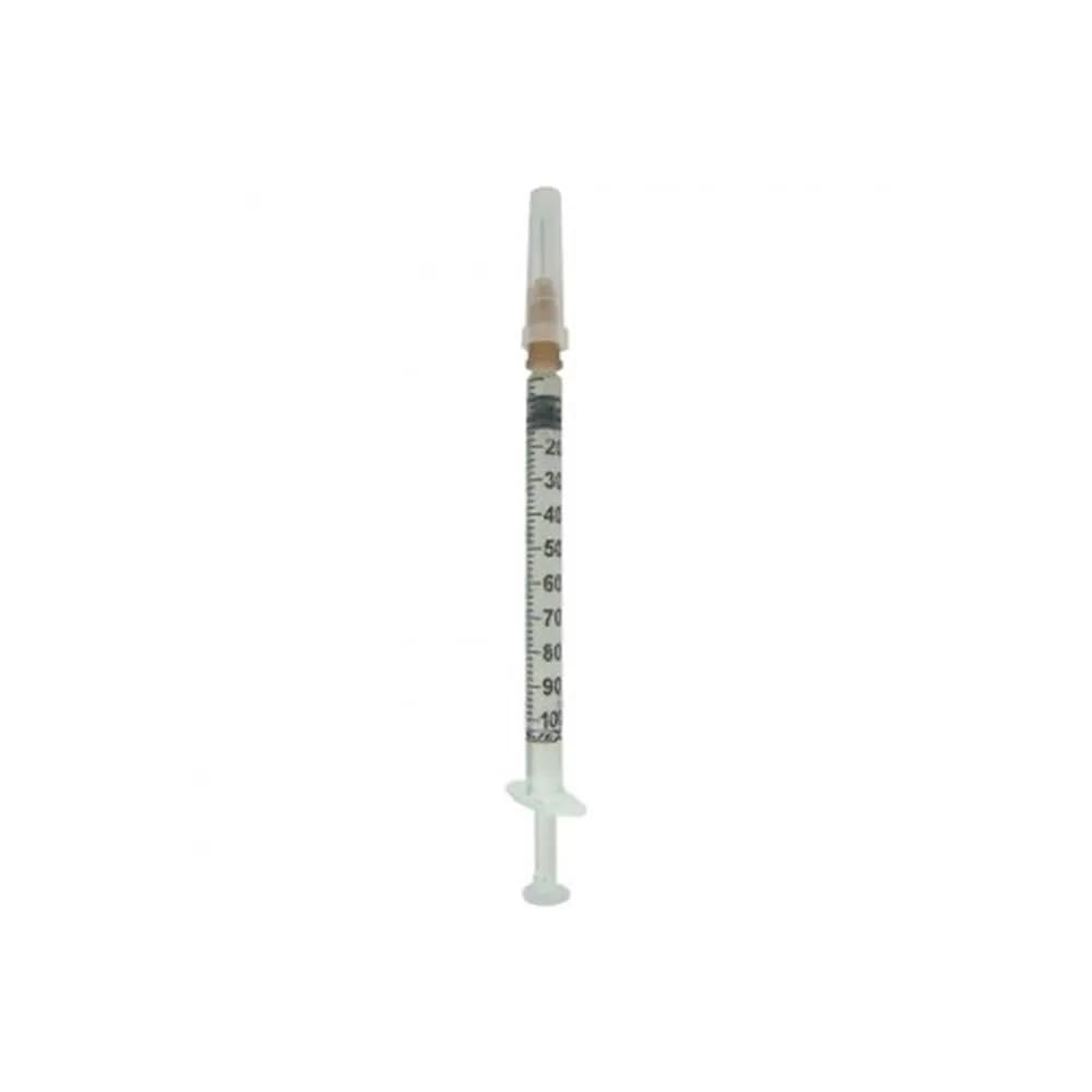 Seringa Insulina 100UI com Agulha Acoplada 26G 13 X 0.45 com 1 Unidade