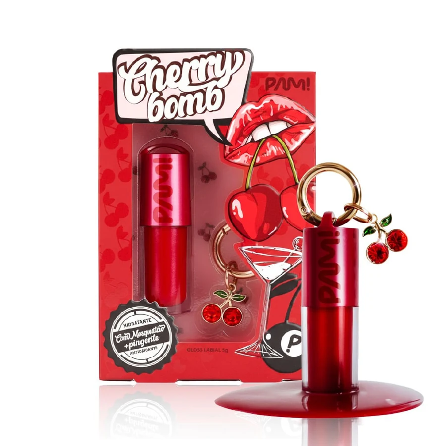 Gloss Labial Cherry Bomb By Pamela 5g