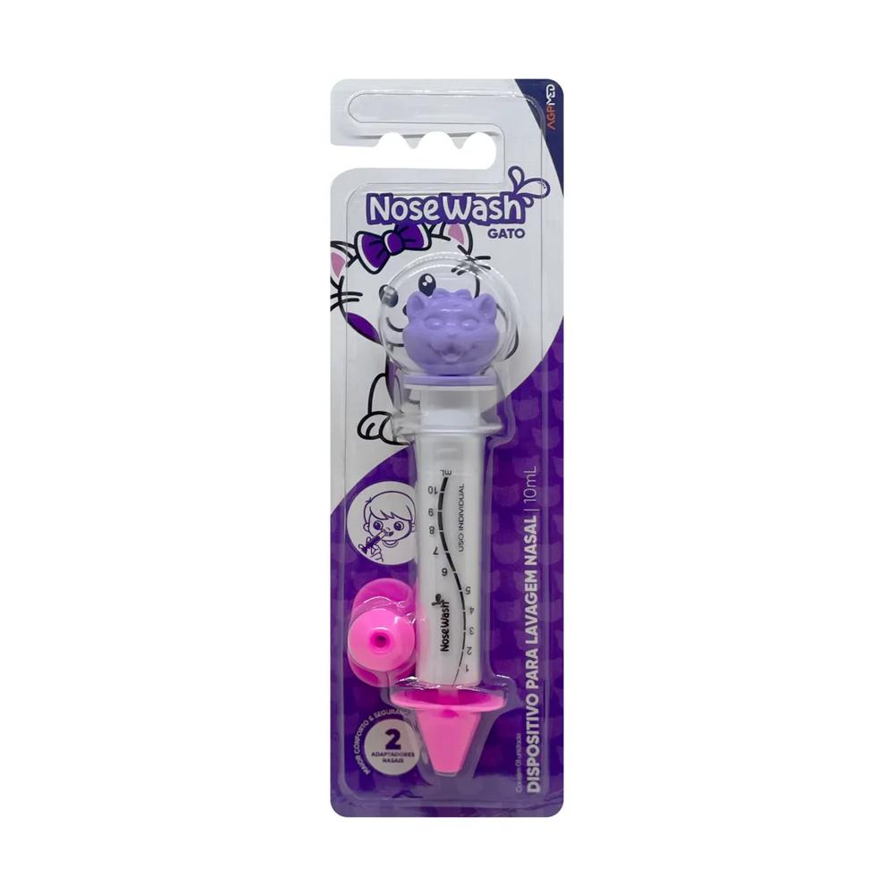 Dispositivo para Lavagem Nasal Nosewash Gato Seringa Capacidade 10ml