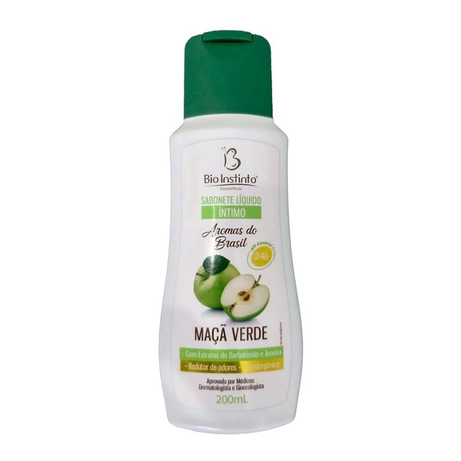 Sabonete Líquido Bio Instinto Aromas do Brasil Maca Verde 200ml