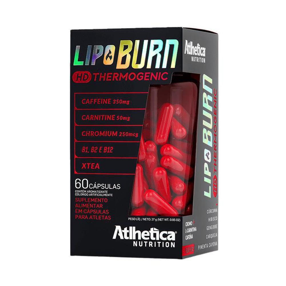 Termogênico Lipo Burn Hd Atlhetica Nutrition com 60 Cápsulas
