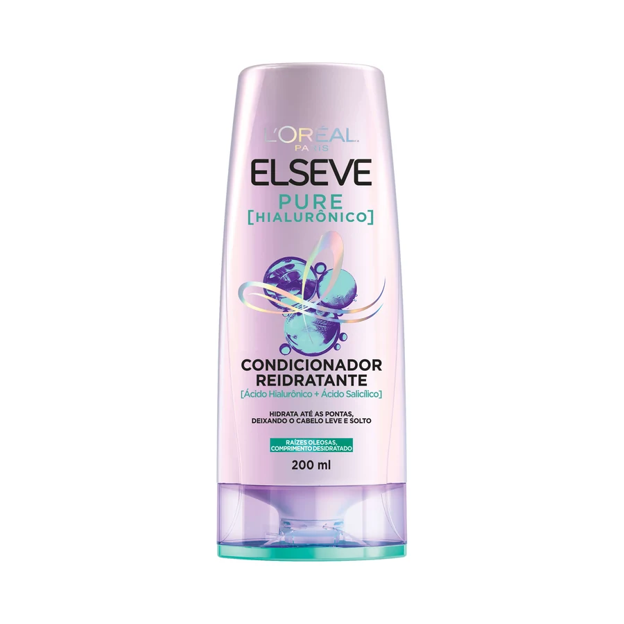 Condicionador Elseve Pure Hialurônico 200ml