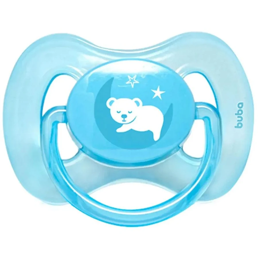 Chupeta Comfort Tamanho 1 Ursinho Azul Buba com 1 Unidade