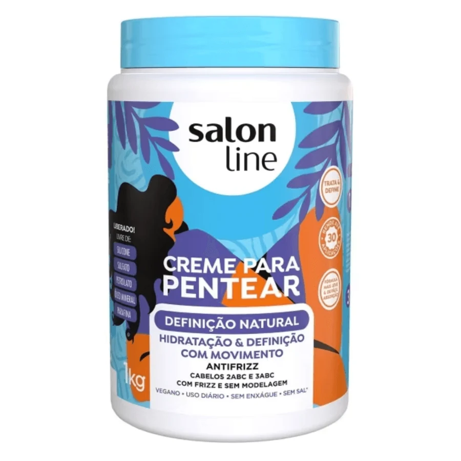 Creme Para Pentear Salon Line Definição Natural 1kg