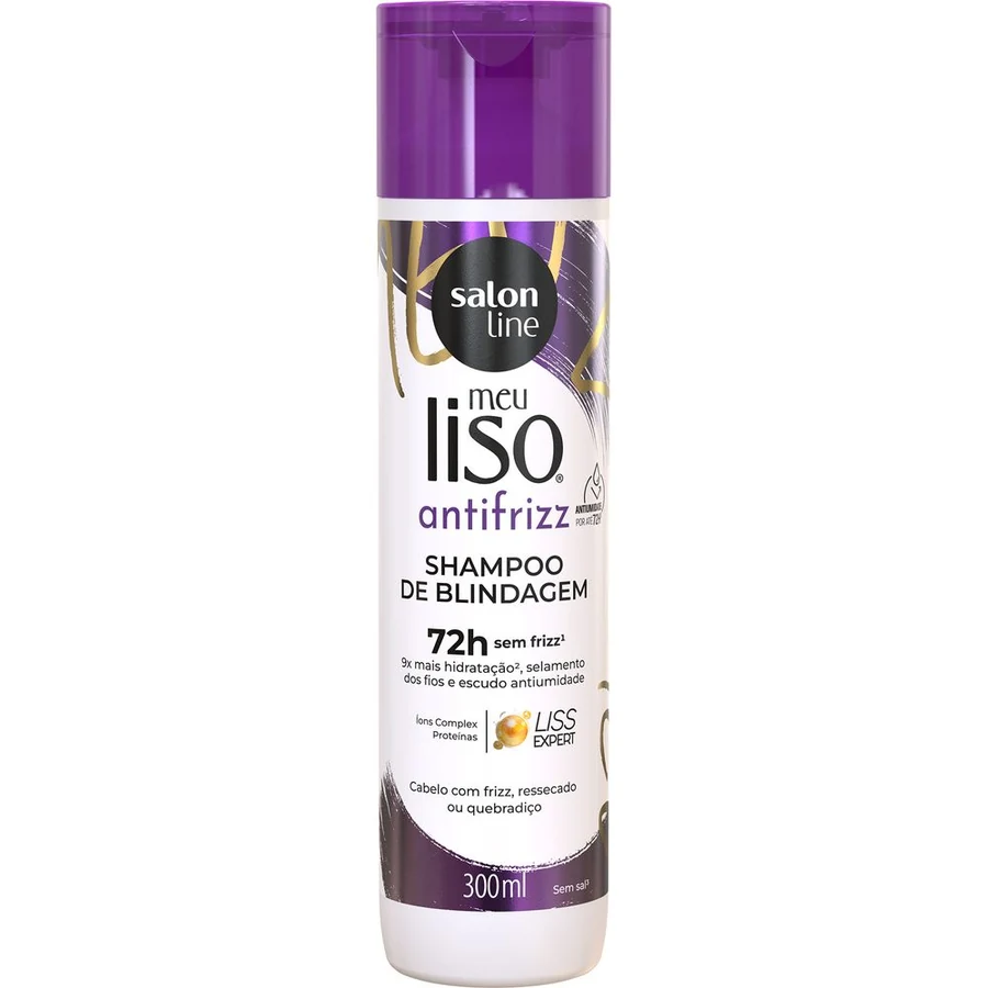 Shampoo Salon Line Meu Liso Ácido Antifrizz 300ml