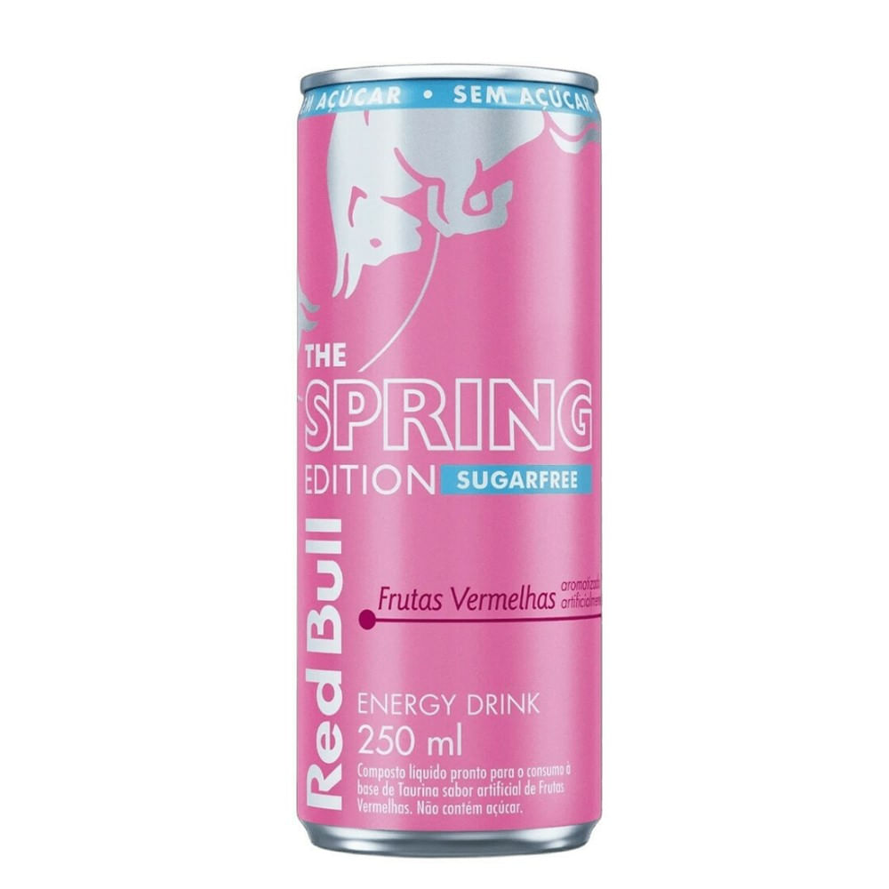 Energético Red Bull Sugar Free Frutas Vermelhas 250ml